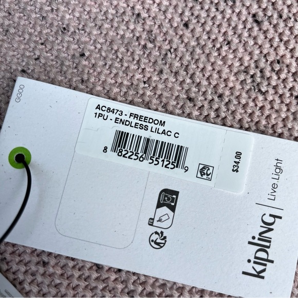 Kipling Freedom Pencil Case in Endless Lilac - Picture 7 of 7